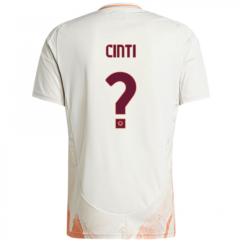 Criança Camisola Valerio Cinti #0 Creme Branco Laranja Alternativa 2024/25 Camisa Brasil