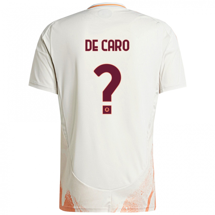 Criança Camisola Lorenzo De Caro #0 Creme Branco Laranja Alternativa 2024/25 Camisa Brasil