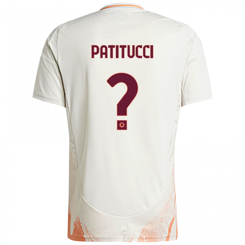 Criança Camisola Christian Patitucci #0 Creme Branco Laranja Alternativa 2024/25 Camisa Brasil