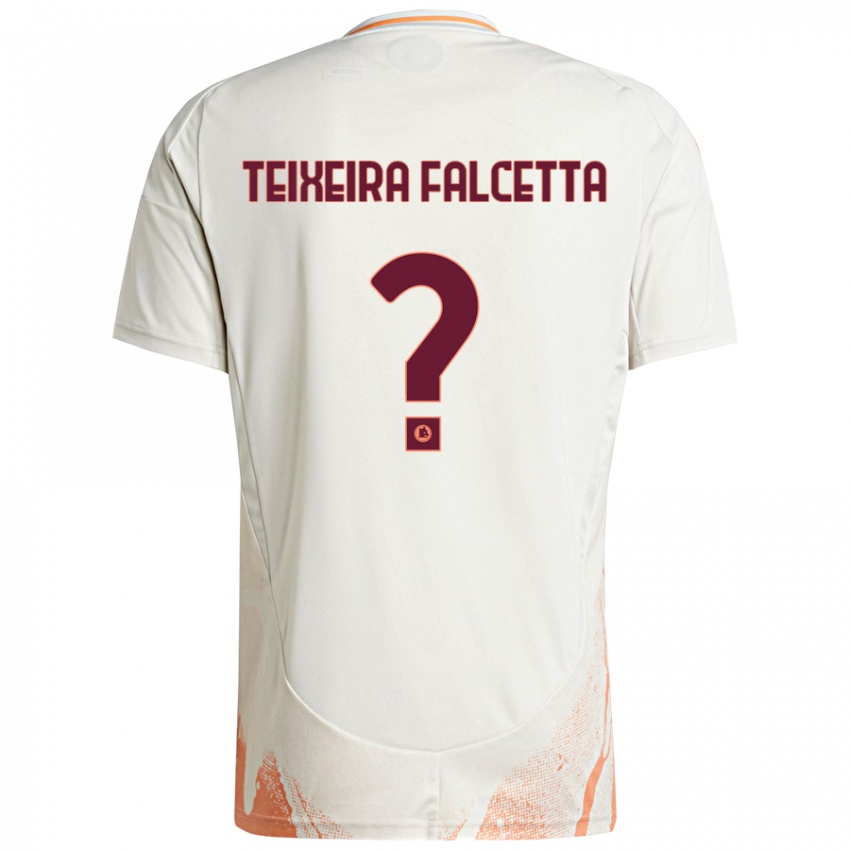 Criança Camisola Pietro Teixeira Falcetta #0 Creme Branco Laranja Alternativa 2024/25 Camisa Brasil