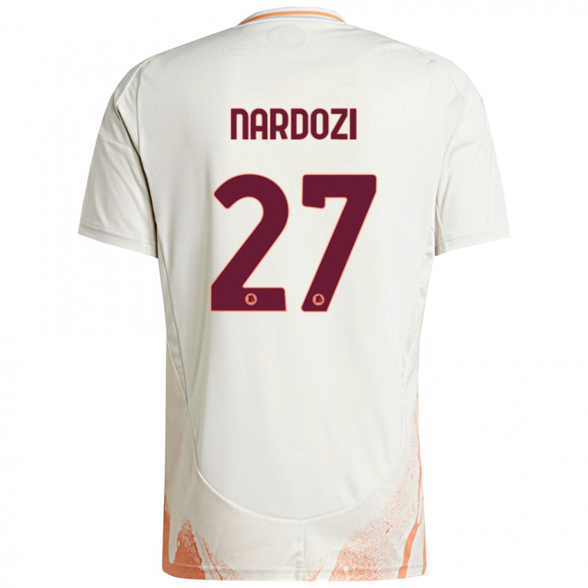 Criança Camisola Manuel Nardozi #27 Creme Branco Laranja Alternativa 2024/25 Camisa Brasil