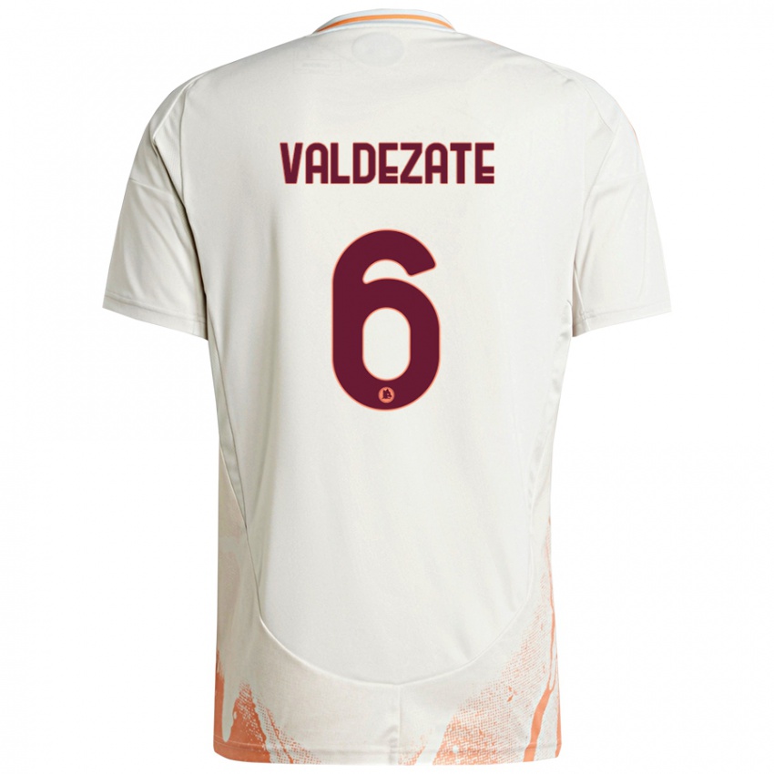 Criança Camisola Oihane Valdezate #6 Creme Branco Laranja Alternativa 2024/25 Camisa Brasil