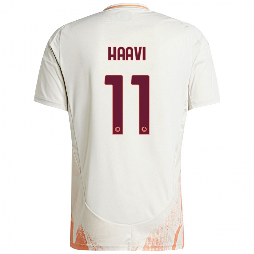 Criança Camisola Emilie Haavi #11 Creme Branco Laranja Alternativa 2024/25 Camisa Brasil