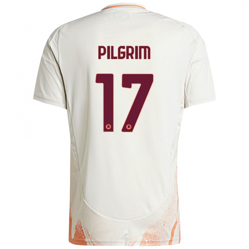 Criança Camisola Alayah Pilgrim #17 Creme Branco Laranja Alternativa 2024/25 Camisa Brasil