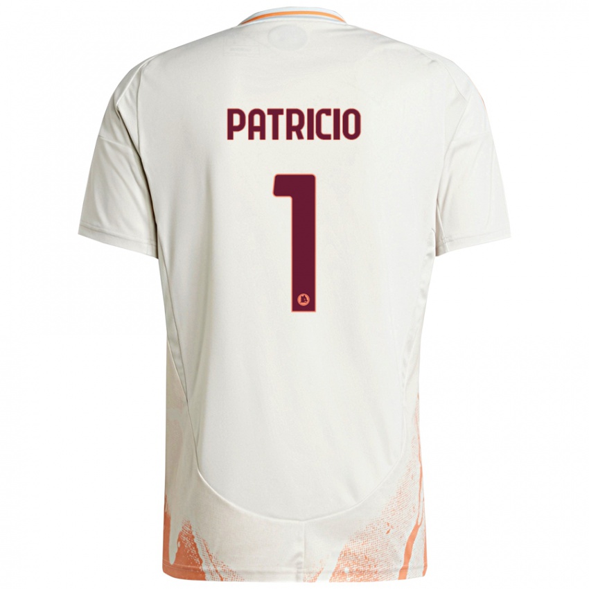 Criança Camisola Rui Patricio #1 Creme Branco Laranja Alternativa 2024/25 Camisa Brasil