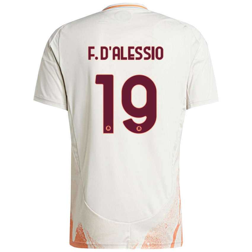 Criança Camisola Francesco D'alessio #19 Creme Branco Laranja Alternativa 2024/25 Camisa Brasil