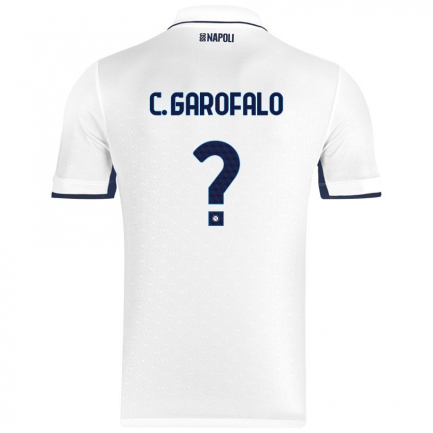 Criança Camisola Christian Garofalo #0 Azul Real Branco Alternativa 2024/25 Camisa Brasil