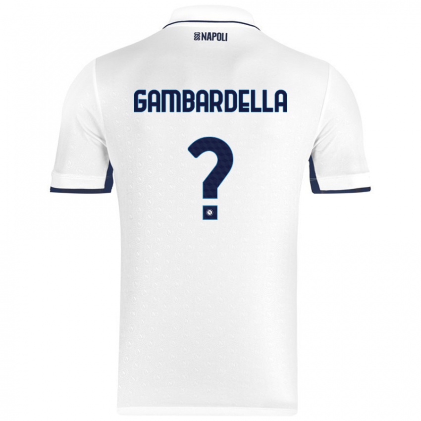 Criança Camisola Vittorio Gambardella #0 Azul Real Branco Alternativa 2024/25 Camisa Brasil