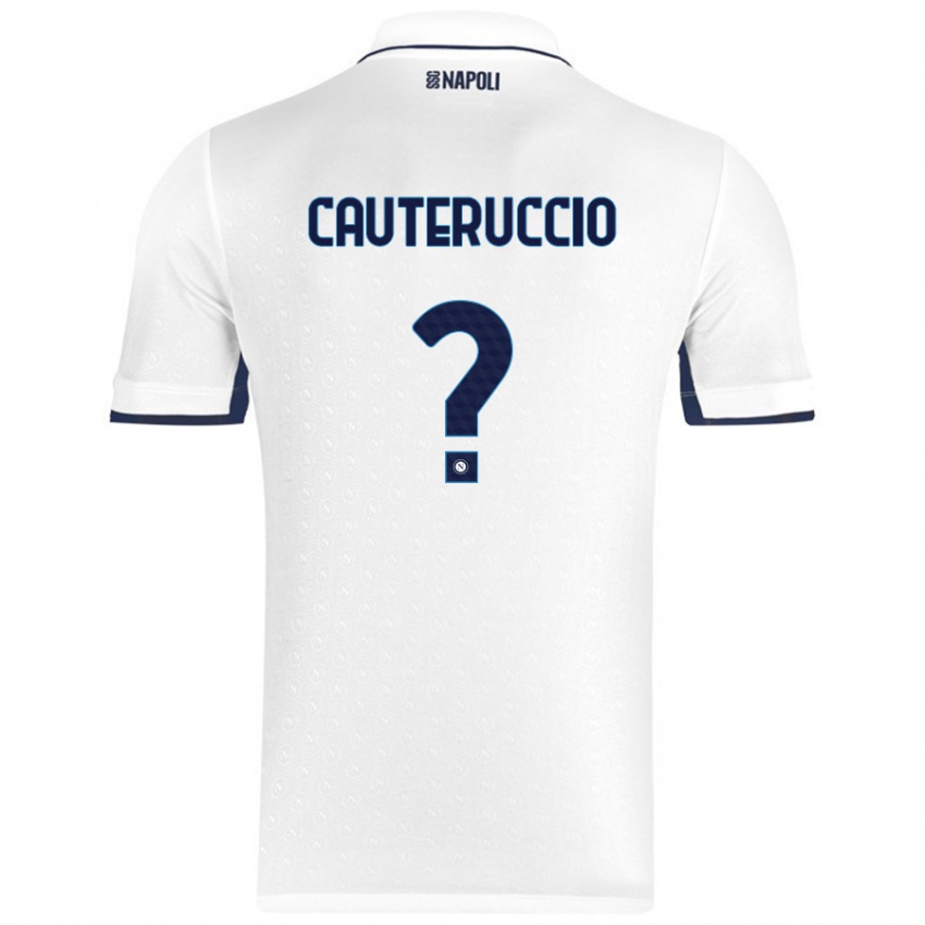 Criança Camisola Walter Cauteruccio #0 Azul Real Branco Alternativa 2024/25 Camisa Brasil