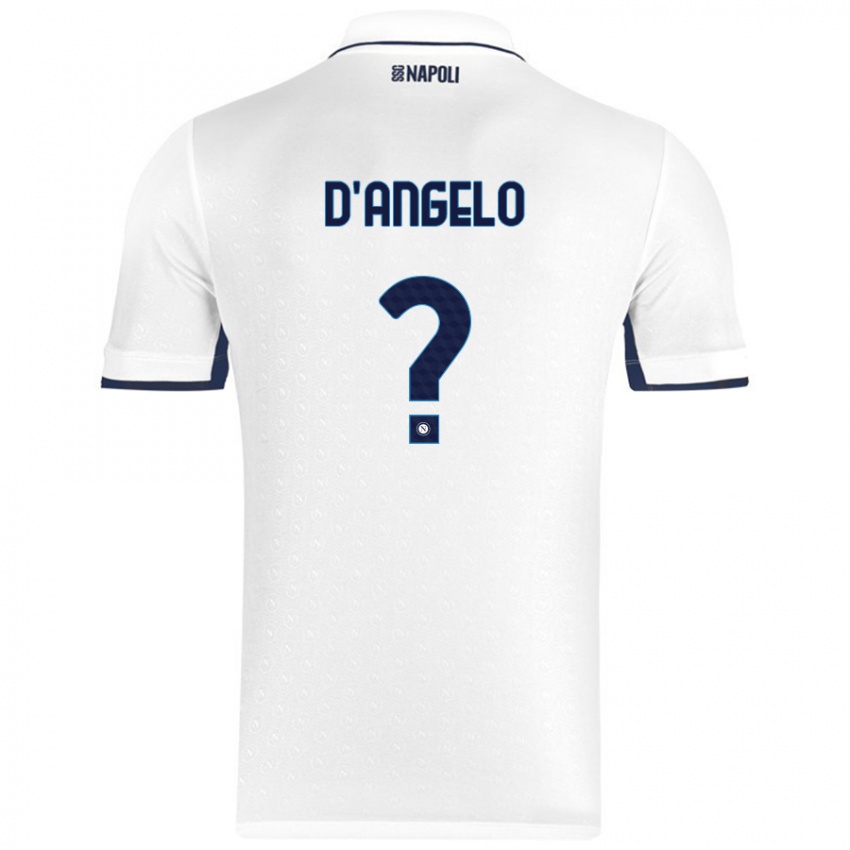 Criança Camisola Giuseppe D'angelo #0 Azul Real Branco Alternativa 2024/25 Camisa Brasil