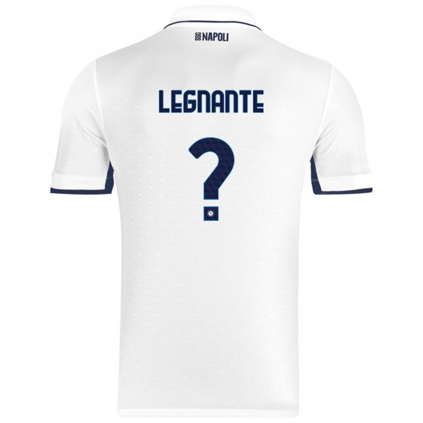 Criança Camisola Manuel Legnante #0 Azul Real Branco Alternativa 2024/25 Camisa Brasil