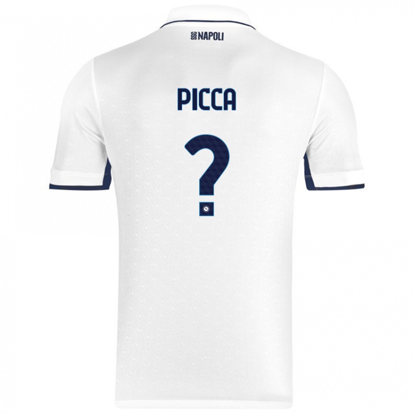 Criança Camisola Luigi Picca #0 Azul Real Branco Alternativa 2024/25 Camisa Brasil