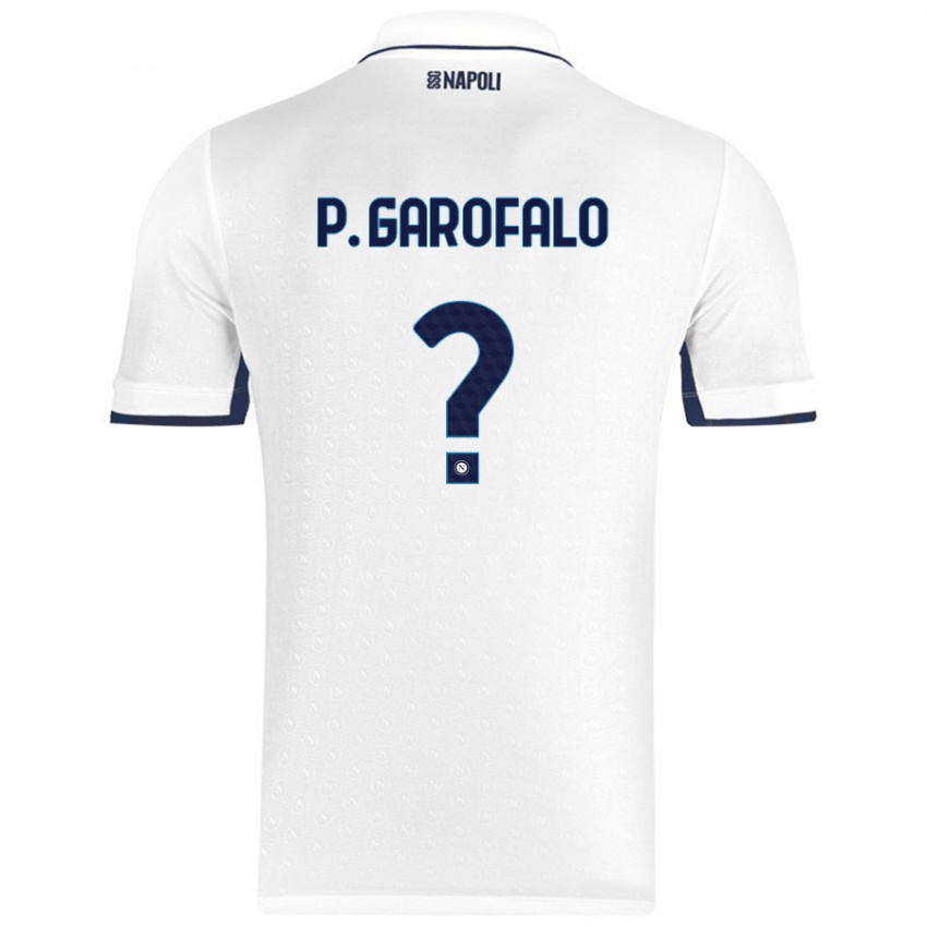 Criança Camisola Pasquale Garofalo #0 Azul Real Branco Alternativa 2024/25 Camisa Brasil