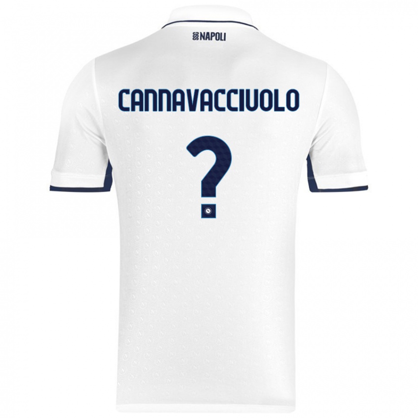 Criança Camisola Luigi Pio Cannavacciuolo #0 Azul Real Branco Alternativa 2024/25 Camisa Brasil