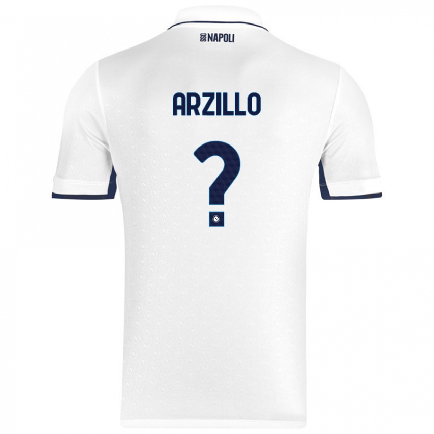 Criança Camisola Antonino Arzillo #0 Azul Real Branco Alternativa 2024/25 Camisa Brasil