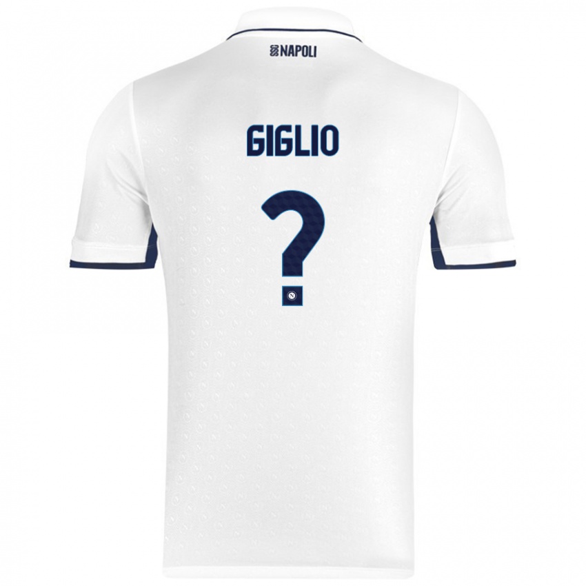 Criança Camisola Angelo Giglio #0 Azul Real Branco Alternativa 2024/25 Camisa Brasil