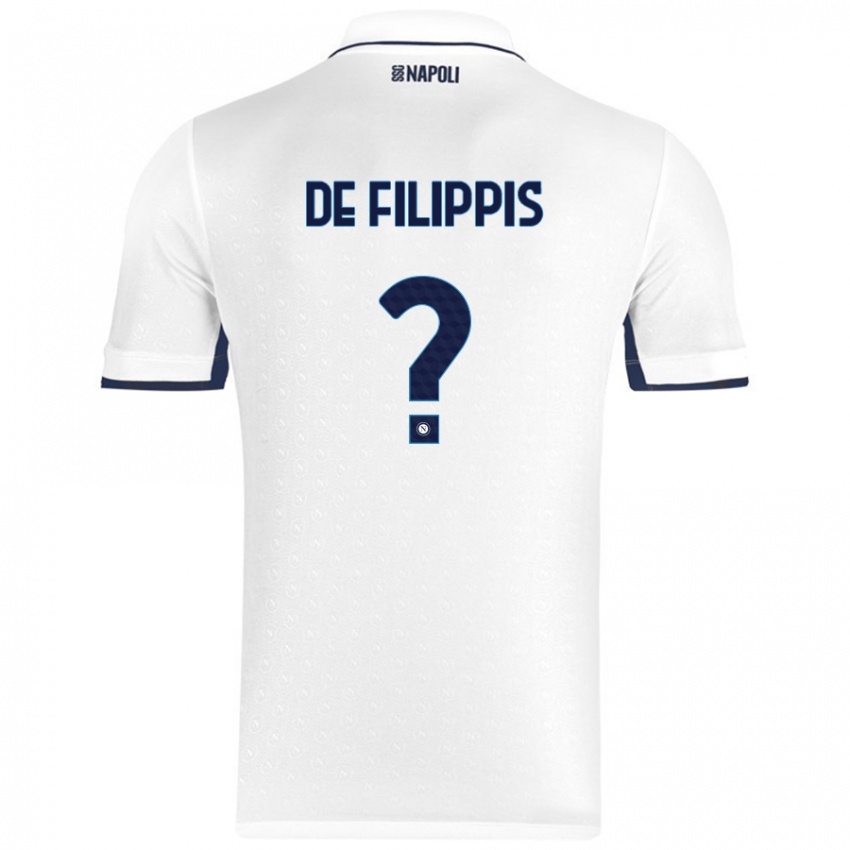 Criança Camisola Antonio De Filippis #0 Azul Real Branco Alternativa 2024/25 Camisa Brasil