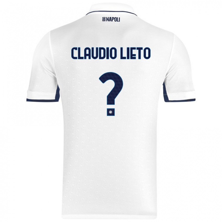 Criança Camisola Claudio Lieto #0 Azul Real Branco Alternativa 2024/25 Camisa Brasil