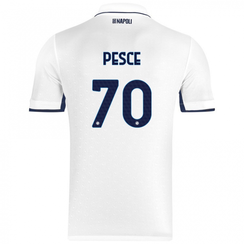 Criança Camisola Antonio Pesce #70 Azul Real Branco Alternativa 2024/25 Camisa Brasil