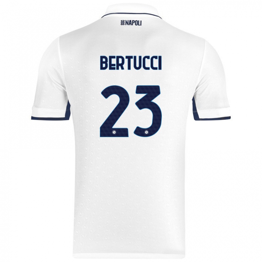 Criança Camisola Sofia Bertucci #23 Azul Real Branco Alternativa 2024/25 Camisa Brasil