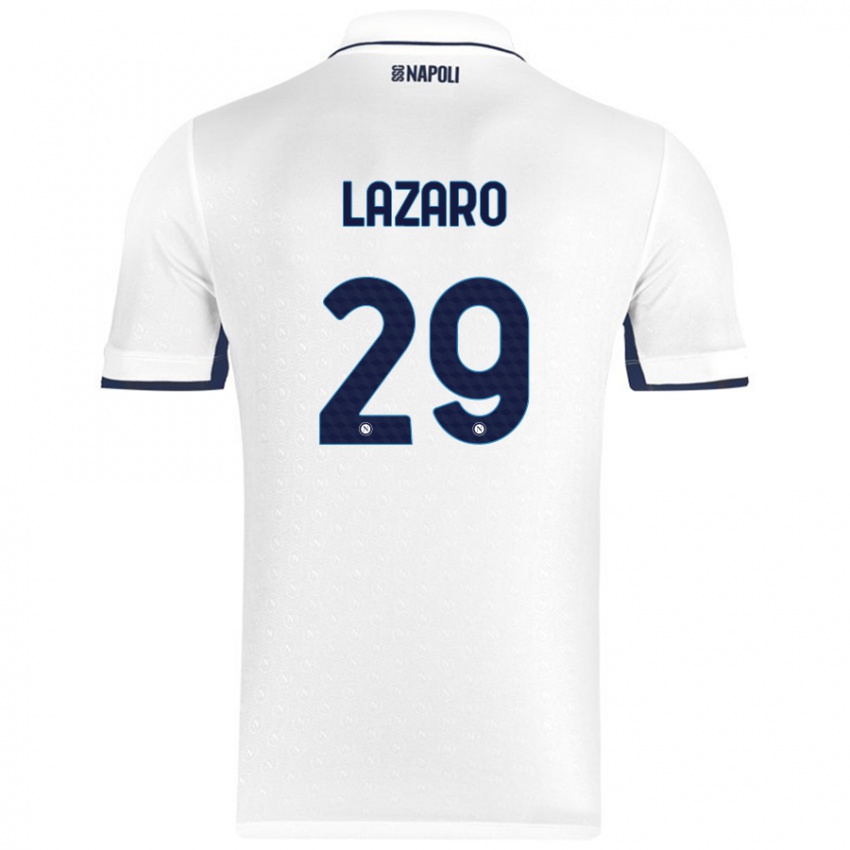 Criança Camisola Paloma Lázaro #29 Azul Real Branco Alternativa 2024/25 Camisa Brasil