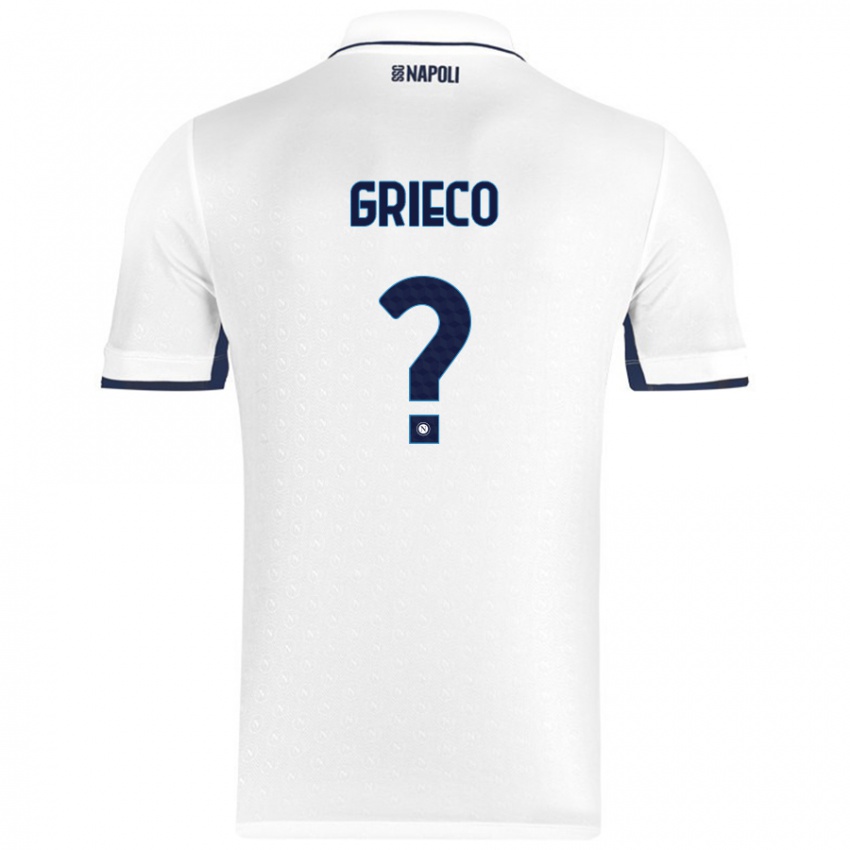 Criança Camisola Alessandro Grieco #0 Azul Real Branco Alternativa 2024/25 Camisa Brasil