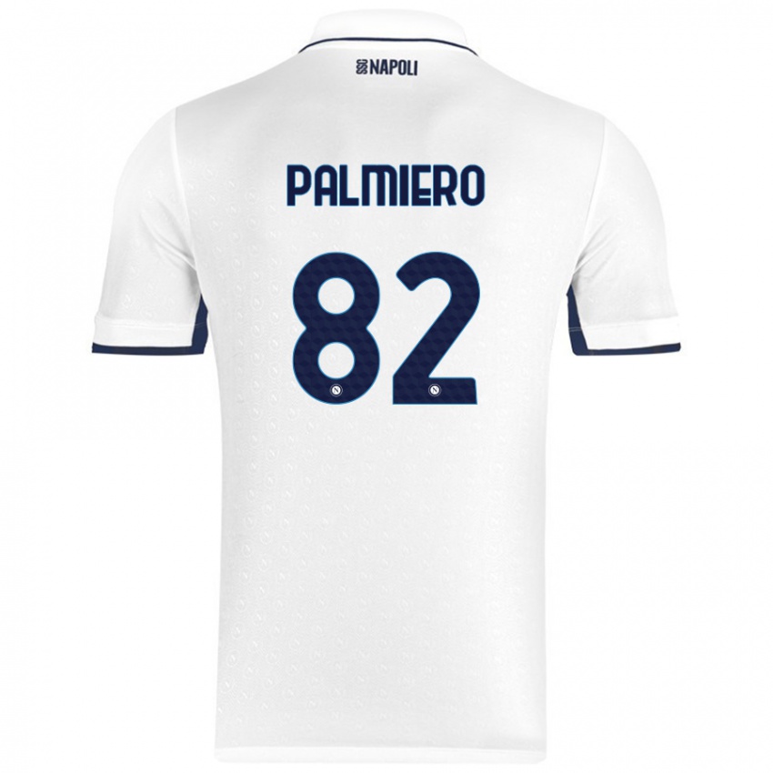 Criança Camisola Luca Palmiero #82 Azul Real Branco Alternativa 2024/25 Camisa Brasil