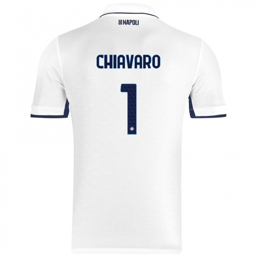 Criança Camisola Kelly Chiavaro #1 Azul Real Branco Alternativa 2024/25 Camisa Brasil