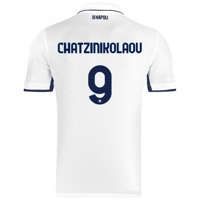 Criança Camisola Despoina Chatzinikolaou #9 Azul Real Branco Alternativa 2024/25 Camisa Brasil