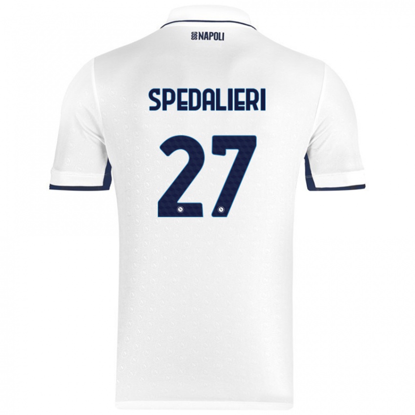 Criança Camisola Johnatan Andrea Spedalieri #27 Azul Real Branco Alternativa 2024/25 Camisa Brasil