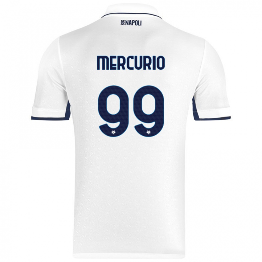 Criança Camisola Giovanni Mercurio #99 Azul Real Branco Alternativa 2024/25 Camisa Brasil