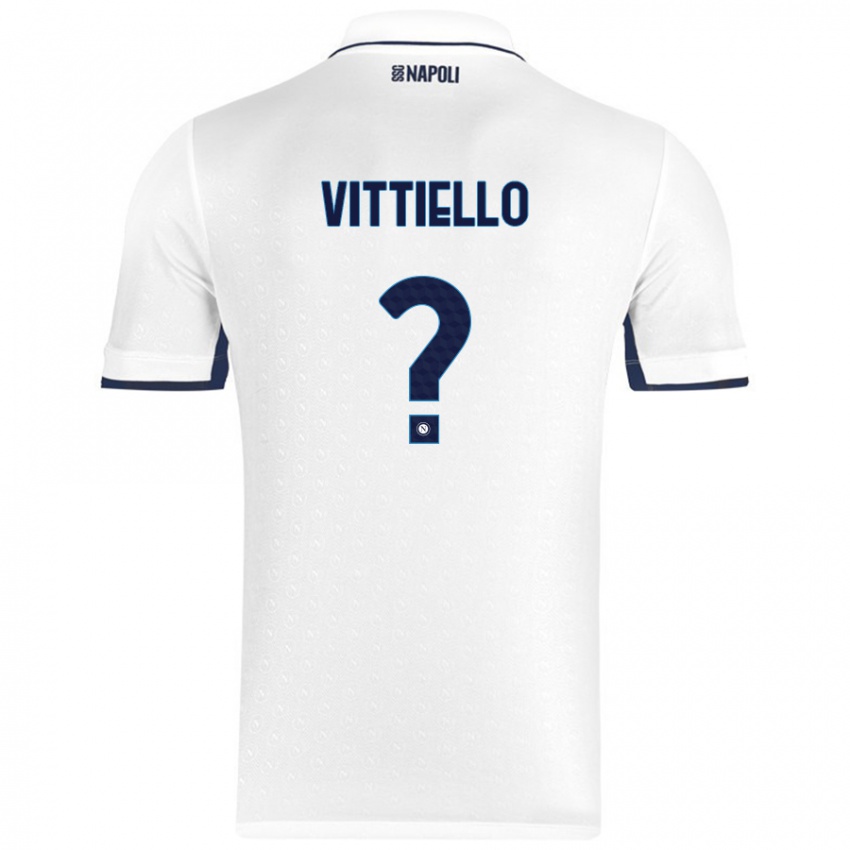 Criança Camisola Antonio Vittiello #0 Azul Real Branco Alternativa 2024/25 Camisa Brasil