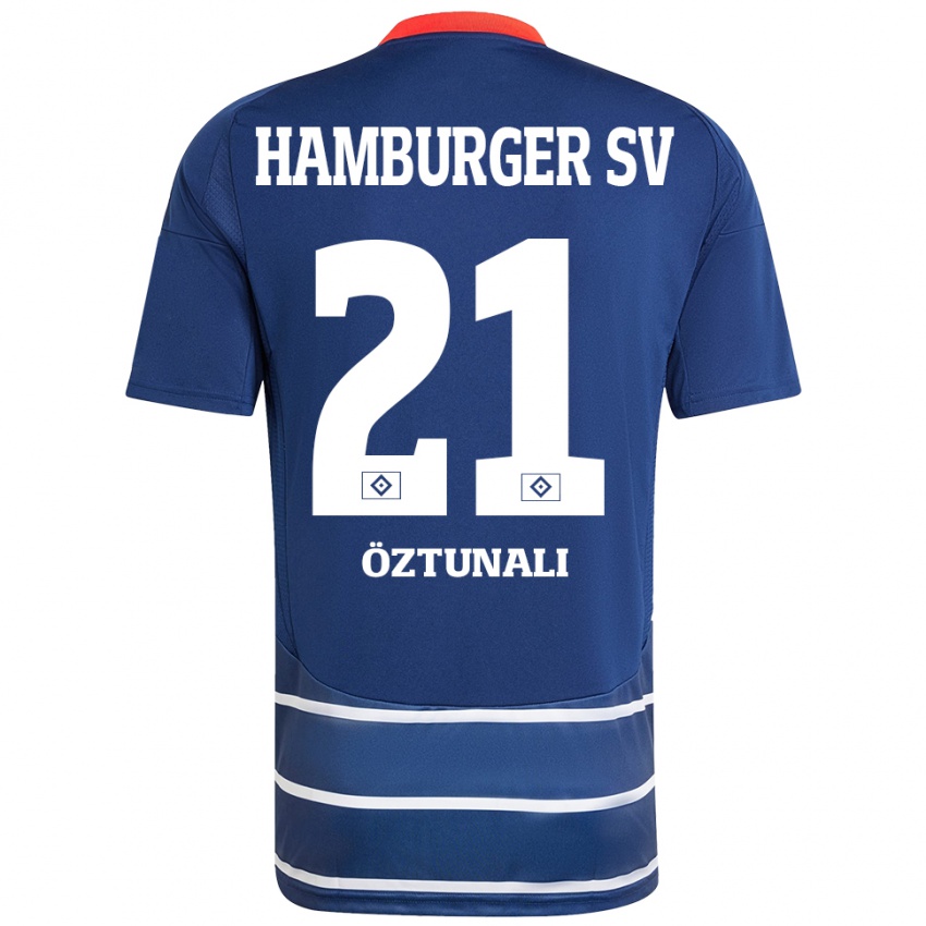 Criança Camisola Levin Öztunali #21 Azul Escuro Alternativa 2024/25 Camisa Brasil