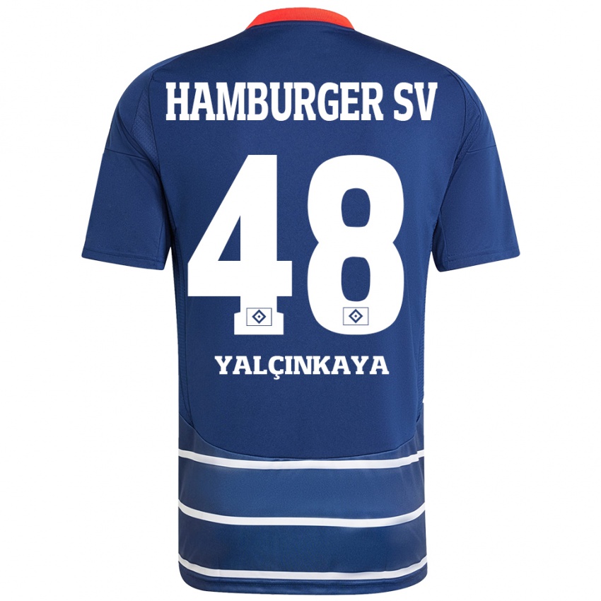 Criança Camisola Bilal Yalcinkaya #48 Azul Escuro Alternativa 2024/25 Camisa Brasil