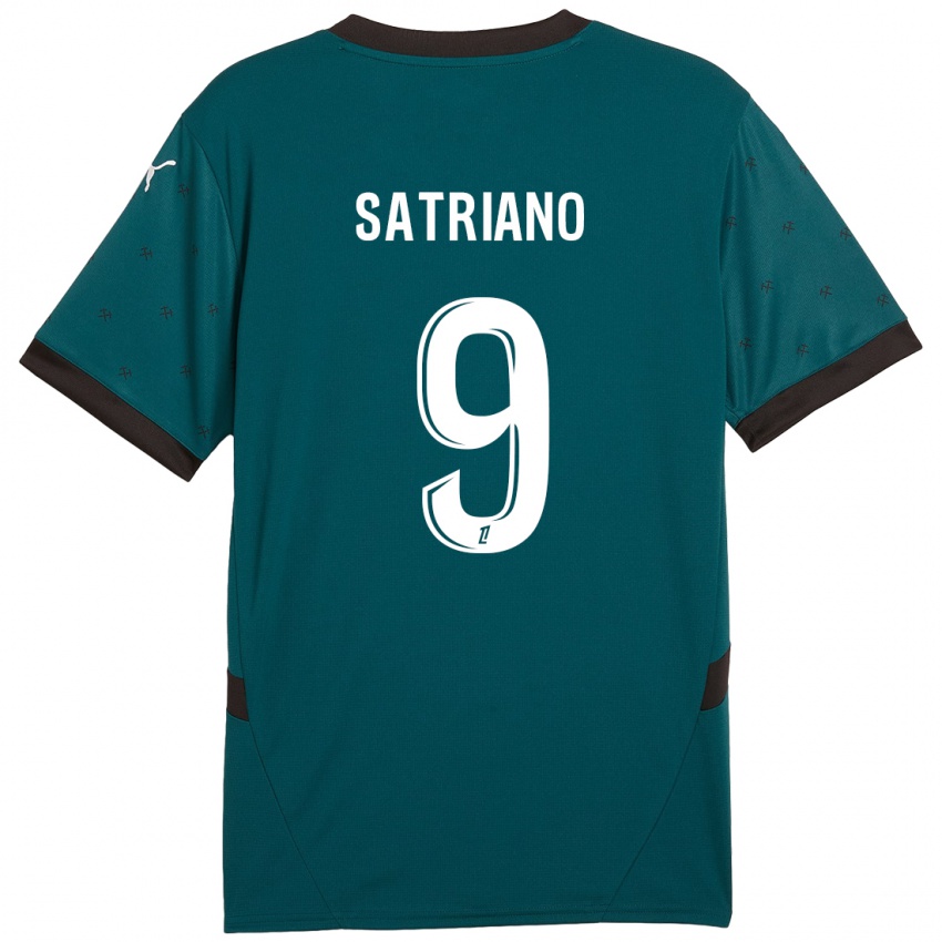 Criança Camisola Martín Satriano #9 Verde Escuro Alternativa 2024/25 Camisa Brasil