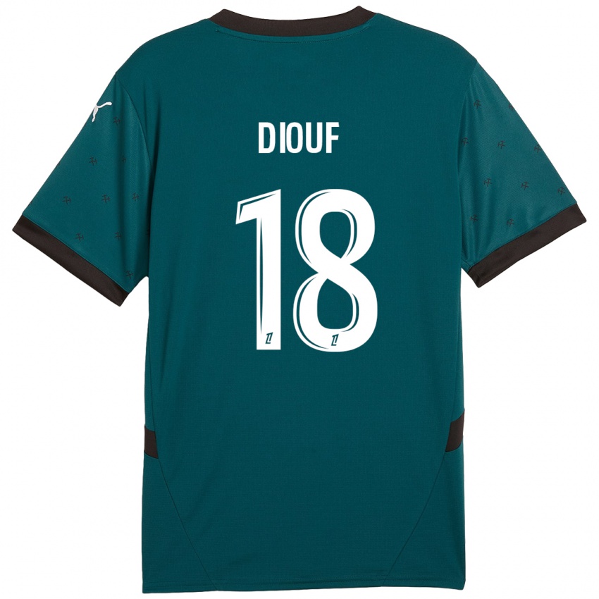 Criança Camisola Andy Diouf #18 Verde Escuro Alternativa 2024/25 Camisa Brasil