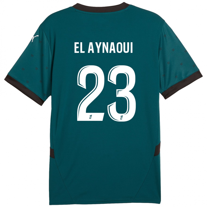 Criança Camisola Neil El Aynaoui #23 Verde Escuro Alternativa 2024/25 Camisa Brasil