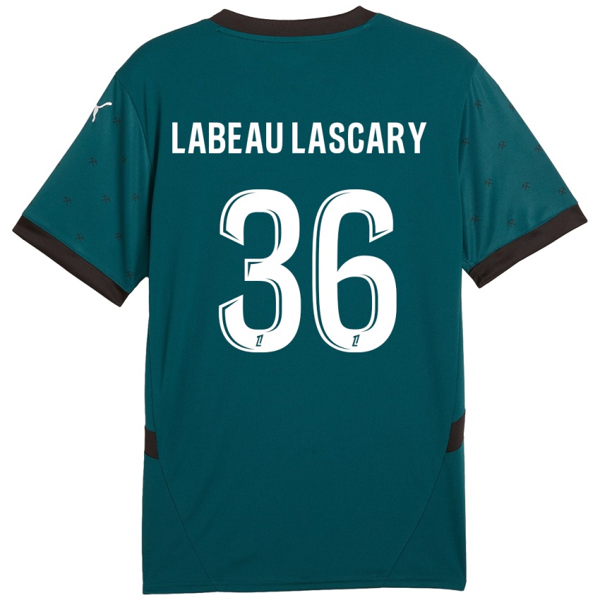 Criança Camisola Rémy Labeau Lascary #36 Verde Escuro Alternativa 2024/25 Camisa Brasil