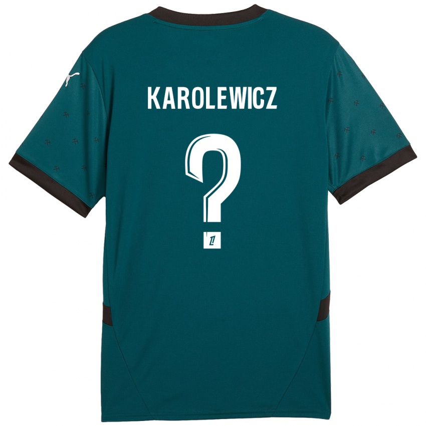 Criança Camisola Roman Karolewicz #0 Verde Escuro Alternativa 2024/25 Camisa Brasil