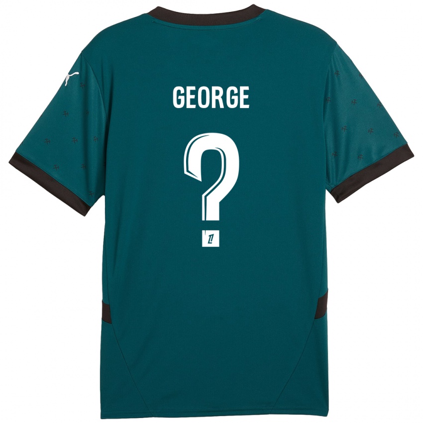 Criança Camisola Ryan George #0 Verde Escuro Alternativa 2024/25 Camisa Brasil