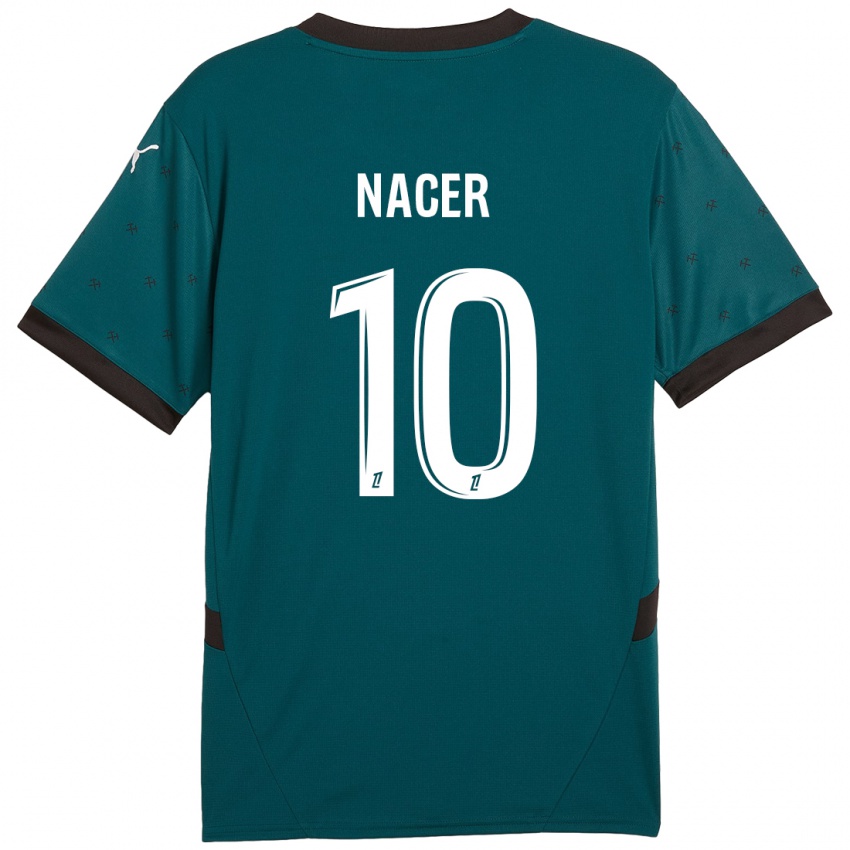 Criança Camisola Myriem Nacer #10 Verde Escuro Alternativa 2024/25 Camisa Brasil