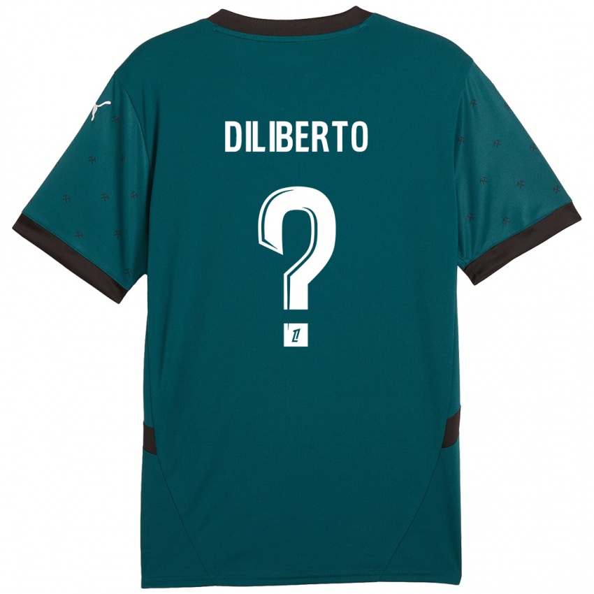 Criança Camisola Noah Diliberto #0 Verde Escuro Alternativa 2024/25 Camisa Brasil