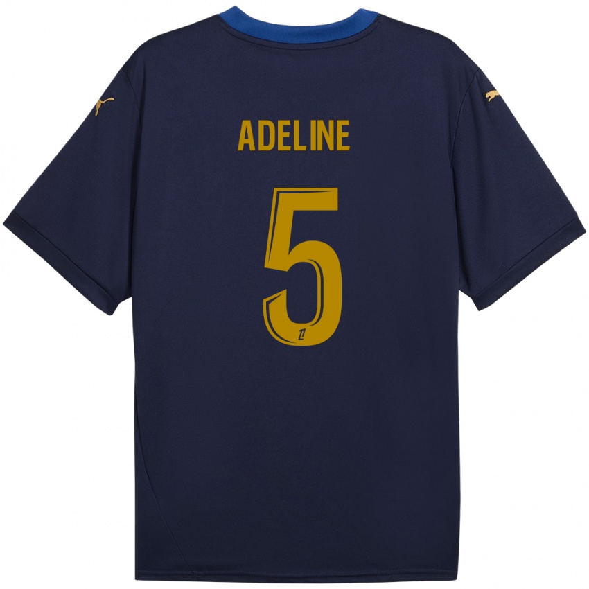 Criança Camisola Martin Adeline #5 Ouro Da Marinha Alternativa 2024/25 Camisa Brasil