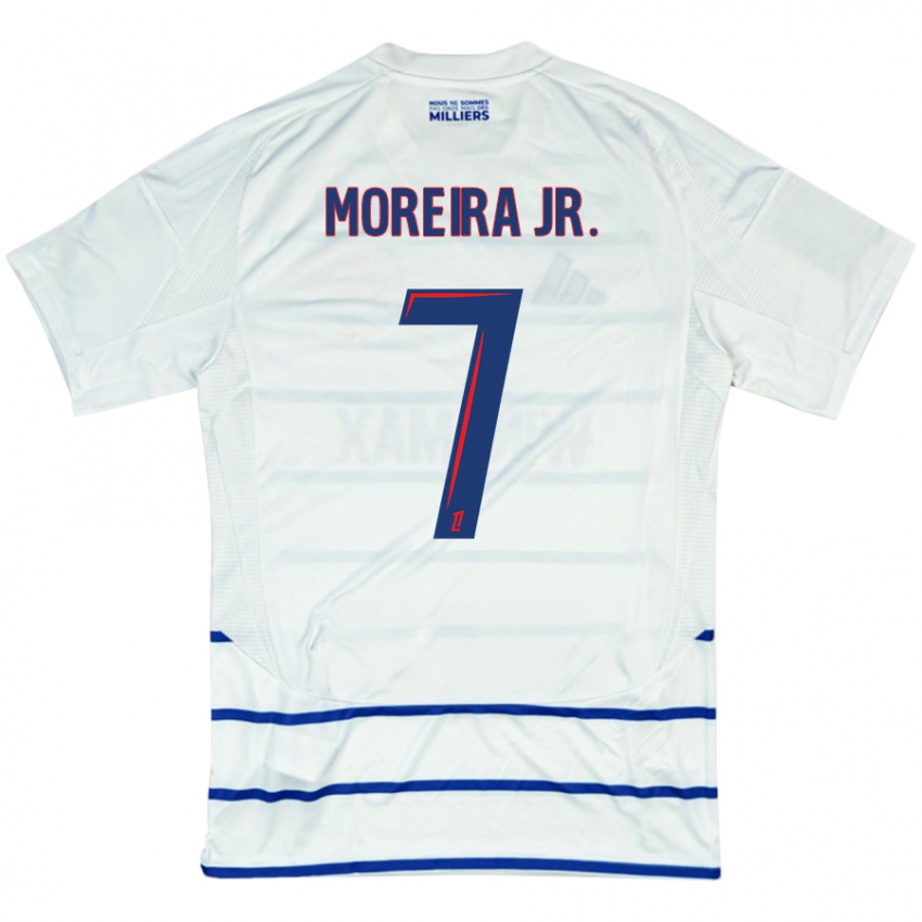 Criança Camisola Diego Moreira #7 Azul Branco Alternativa 2024/25 Camisa Brasil