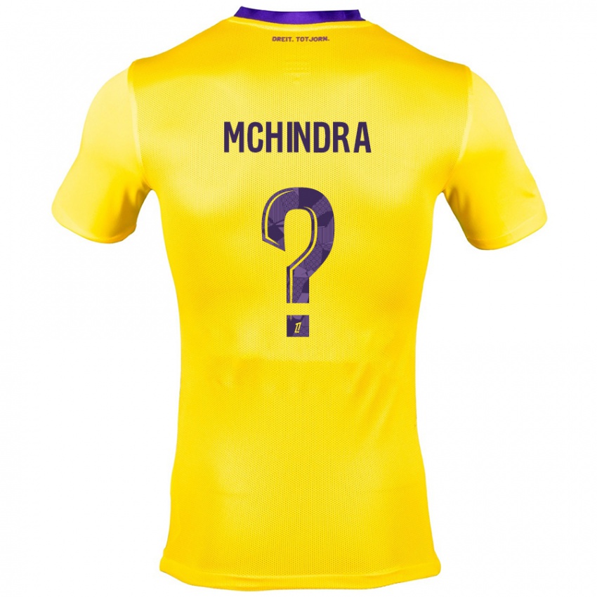 Criança Camisola Naime Said Mchindra #0 Roxo Amarelo Alternativa 2024/25 Camisa Brasil