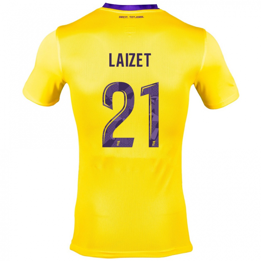 Criança Camisola Emma Laizet #21 Roxo Amarelo Alternativa 2024/25 Camisa Brasil