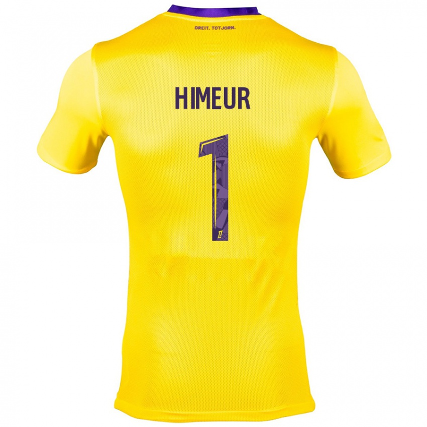 Criança Camisola Thomas Himeur #1 Roxo Amarelo Alternativa 2024/25 Camisa Brasil