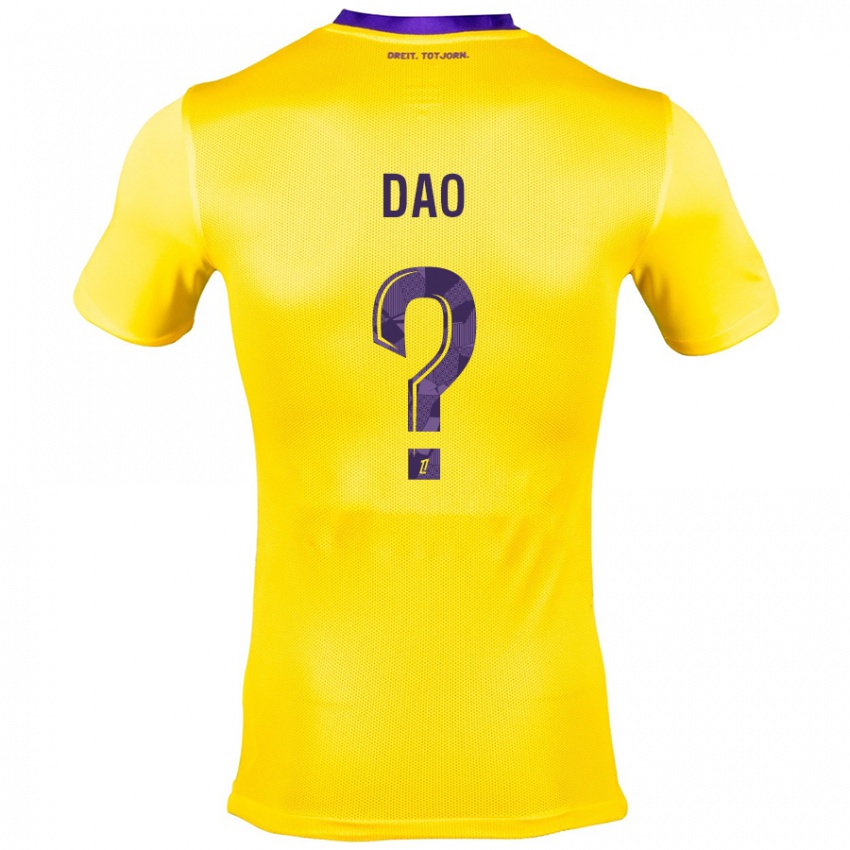 Criança Camisola Elyess Dao #0 Roxo Amarelo Alternativa 2024/25 Camisa Brasil