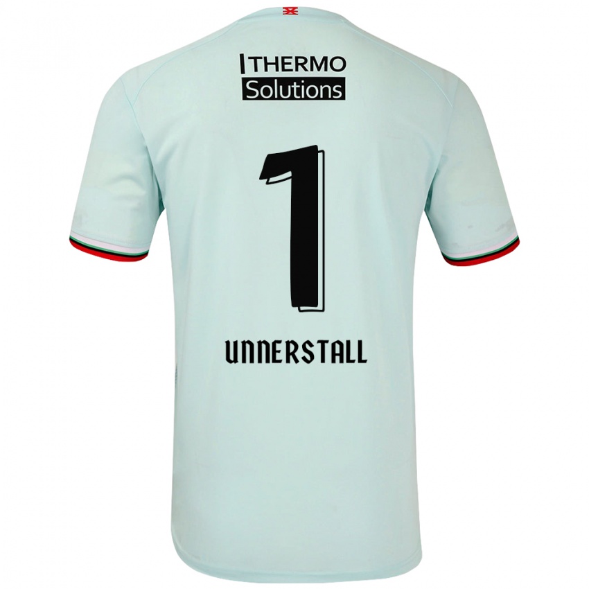 Criança Camisola Lars Unnerstall #1 Verde Claro Alternativa 2024/25 Camisa Brasil