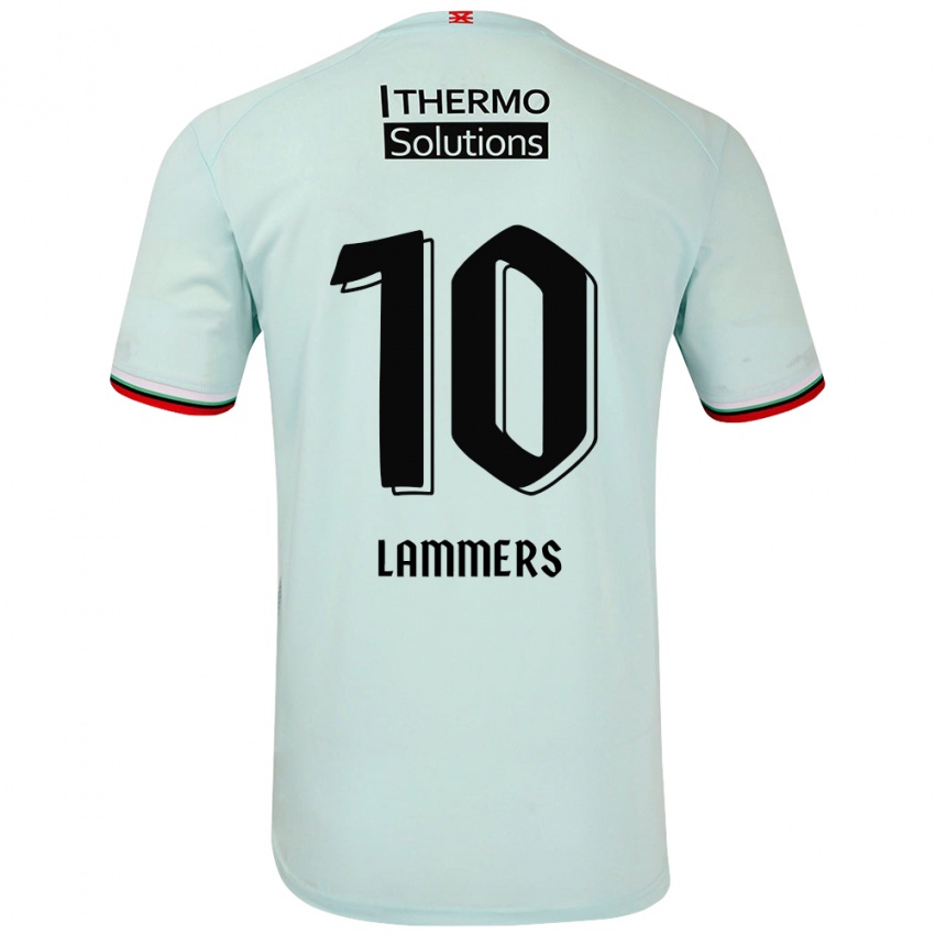 Criança Camisola Sam Lammers #10 Verde Claro Alternativa 2024/25 Camisa Brasil